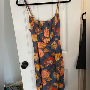 Maeve (Anthropologie) silk floral dress. Size 8